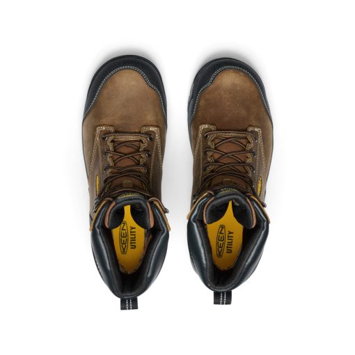 Men's Evanston 8 Insulated Waterproof Boot (Soft Toe)  |  Bison/Black - Image 4