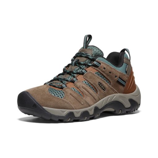 Women's Headout Waterproof Hiking Shoe  |  Shitake/Dark Forest - Image 3